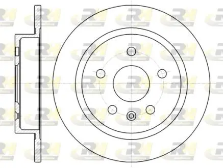 Гальмівний диск ROADHOUSE 6127900