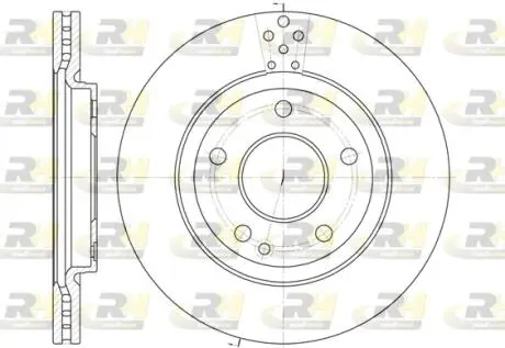 Тормозной диск ROADHOUSE 674810