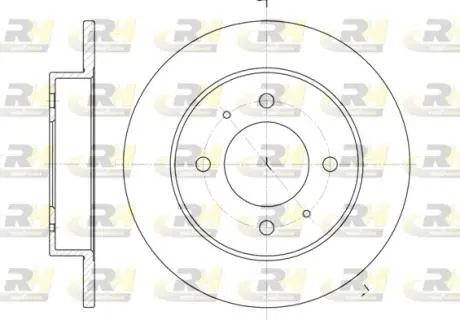 Гальмiвній диск ROADHOUSE 662700