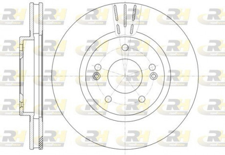 Тормозной диск ROADHOUSE 689710