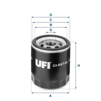 Фильтр масляный FIAT UNO 83-00 0.9 i UFI 23.447.00