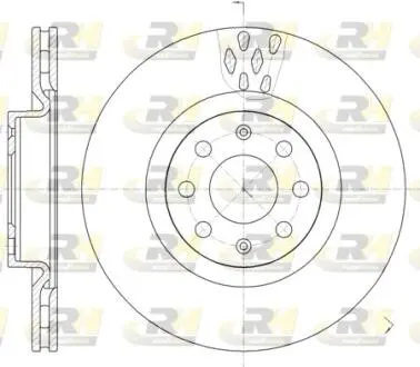 Гальмівний диск ROADHOUSE 698210