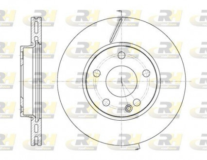 Гальмівний диск ROADHOUSE 667510