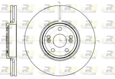 Гальмівний диск ROADHOUSE 6123410 (фото 1)