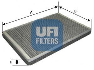 Фильтр, воздух во внутреннем пространстве UFI 54.174.00 (фото 1)