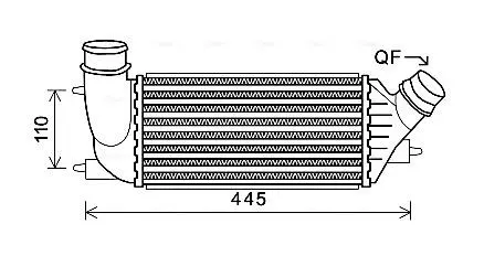 Интеркулер AVA COOLING CNA 4270 (фото 1)
