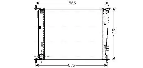 Радиатор AVA COOLING KA 2135