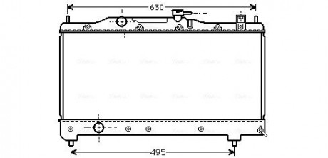 Радиатор AVA COOLING TO 2237 (фото 1)