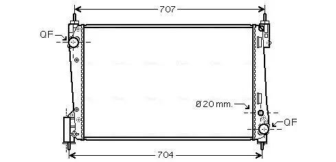 Радiатор AVA COOLING FTA 2400 (фото 1)