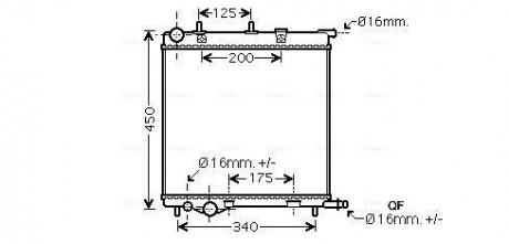 Радиатор AVA COOLING PE 2368