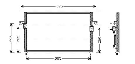 Радиатор AVA COOLING HY 5058
