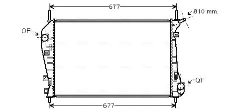 Радiатор AVA COOLING FDA2337
