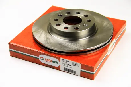Тормозной диск перед. Caddy III / Golf V / VI / Jetta / Octavia 04- (280x22) GOODREM RM3108