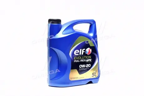 Масла моторные. Evolution FULL-TECH APX 0W-20 (Канистра 5л) ELF 206955