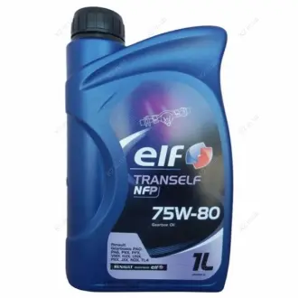 Масло трансмиссионное Elf Tranself NFP 75W80 / 1л. / (GL-4 +, КПП: PKX, PFX, VMX, NEX, NGX, N0X, UNX) ELF 213974