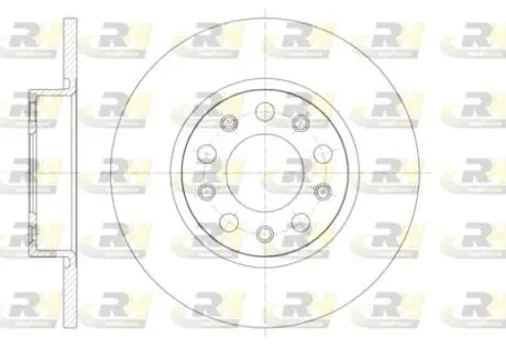 Тормозной диск ROADHOUSE 6142600 (фото 1)