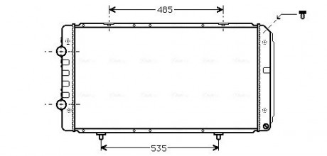 Радиатор AVA COOLING PEA 2268