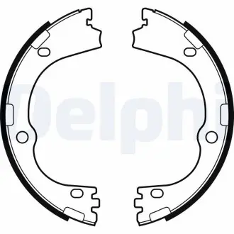 Тормозные колодки, барабанные Delphi LS2166