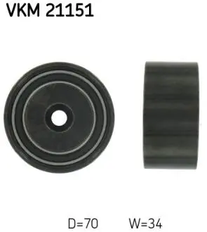 Паразитный / Ведущий ролик, зубчатый ремень SKF VKM 21151