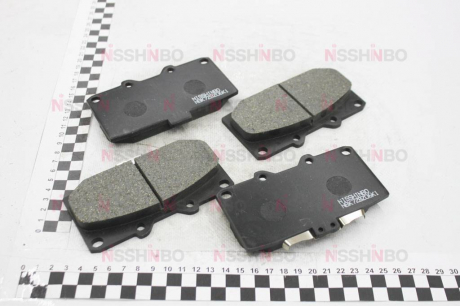 Колодки тормозные дисковые передние Subaru Impreza 2.0, 2.5 (00-07) NISSHINBO NP7012