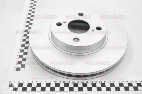 Диск гальмівний передній Toyota Corolla, Prius 1.6, 1.5 (02-07) NISSHINBO ND1083K