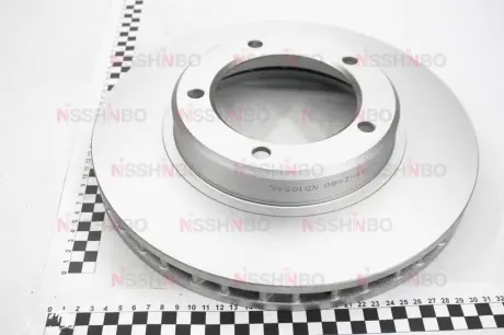 Диск гальмівний передній Toyota Land Cruiser 80 4.2 (92-97) NISSHINBO ND1056K