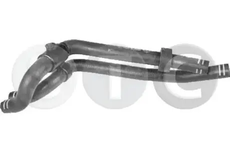 Патрубок радіатора грубки (2шт) Doblo 1.9D / 1.3 JTD / 1.9 JTD 00-05 STC T409369