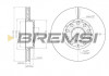 Тормозной диск перед. Audi 100 / A4 / A6 / Passat B5 90-05 (288x25) BREMSI CD7706V (фото 1)