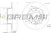 Тормозной диск зад. Caddy III / Octavia / Golf V / VI 04- (255x10) BREMSI CD7224S (фото 1)