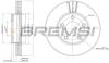 Тормозной диск перед. Mazda 3/5 03- (278x25) BREMSI CD7311V (фото 1)