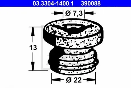 Захисна кришка ATE 03.3304-1400.1