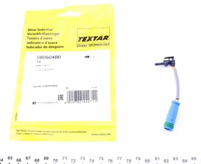 Датчик износа колодок MERCEDES S (W222) / SL (R231) "F" 12 >> TEXTAR 98050400