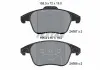 Тормозные колодки CITROEN C4 "F" 07 >> 2455701