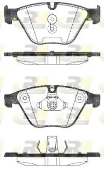 Колодки тормозные дисковые, к-кт. ROADHOUSE 2149600