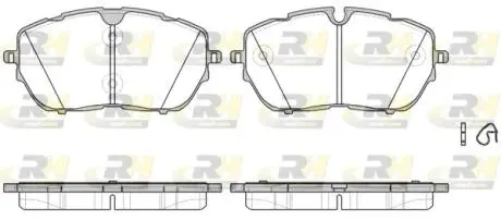 Колодки тормозные дисковые, к-кт. ROADHOUSE 2165400 (фото 1)