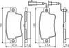 Тормозные колодки, дисковые BOSCH 0986495355 (фото 1)