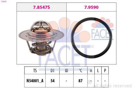 Термостат FACET 7.8547