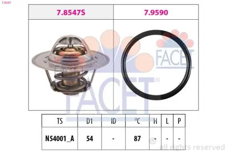 1 880 547 Термостат FACET 7.8547