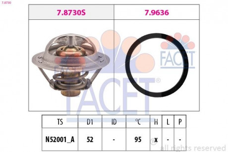 Термостат FACET 7.8730