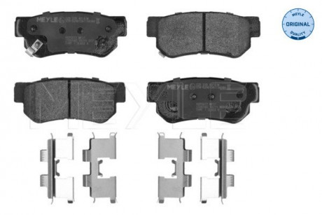 Колодки тормозные MEYLE 025 235 4314/W