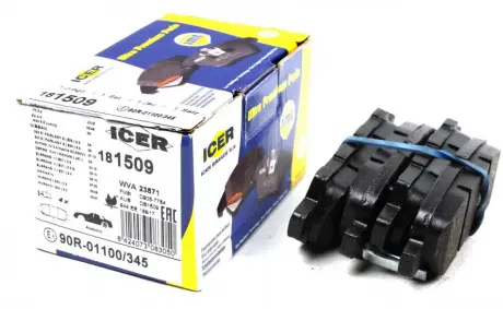 Гальмівні колодки ICER 181509