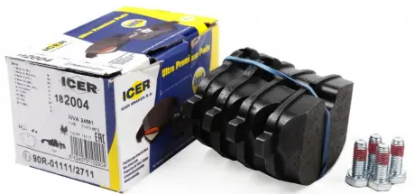 Колодки тормозные ICER 182004