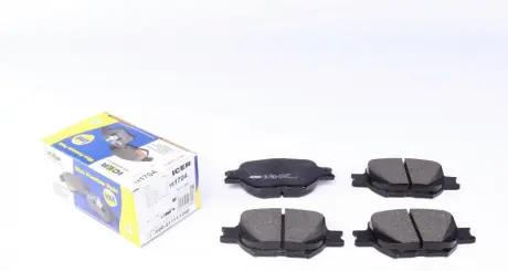 Колодки тормозные ICER 181704