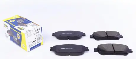 Гальмівні колодки ICER 181690