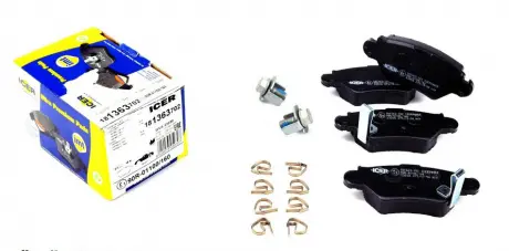 Колодки тормозные ICER 181363-702