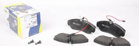 Колодки тормозные ICER 141054-700