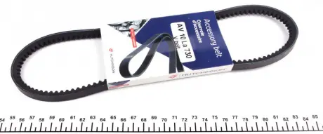 Фото 1 - ремень генератора HUTCHINSON AV 10 La 730 Ремень генератора HUTCHINSON AV 10 La 730 (фото 1)