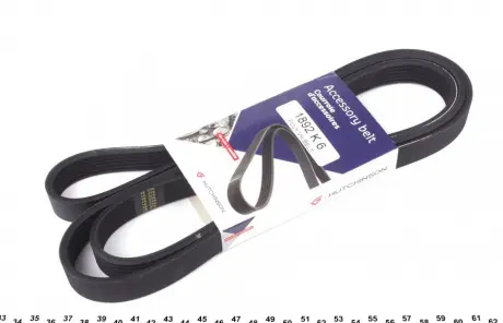 Фото 1 - ремень генератора HUTCHINSON 1892 K 6 Ремень генератора HUTCHINSON 1892 K 6 (фото 1)