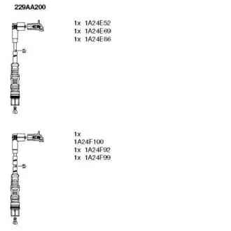Провід запалювання BREMI 229AA200