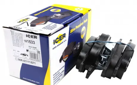Гальмівні колодки ICER 181533